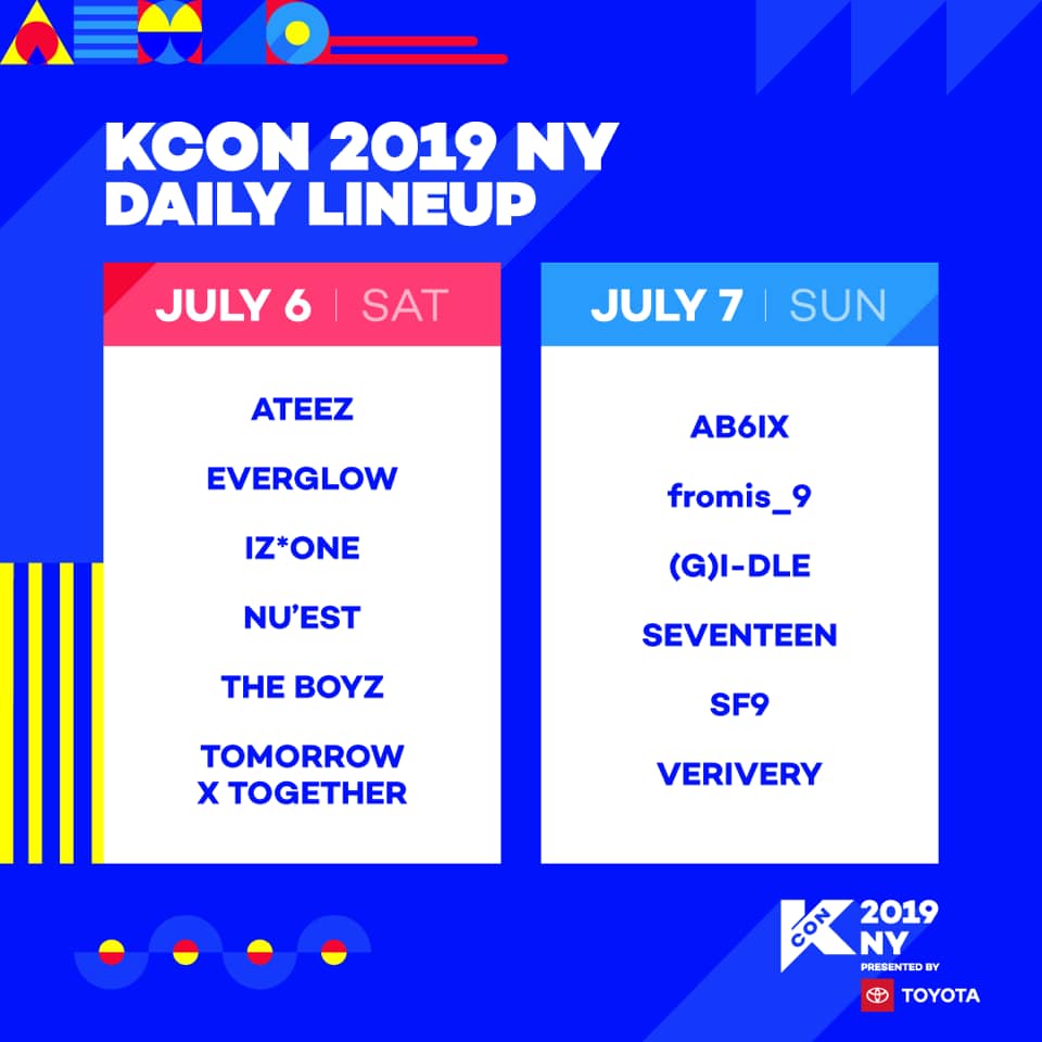 Kcon Line Up Kcon Boyz Soompi Kpopbuzz