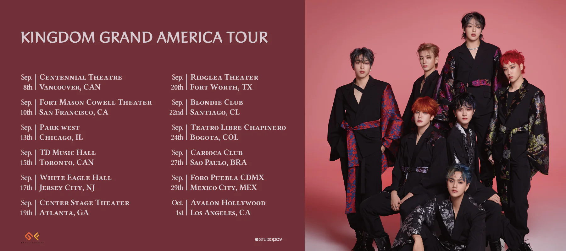 kingdom us tour